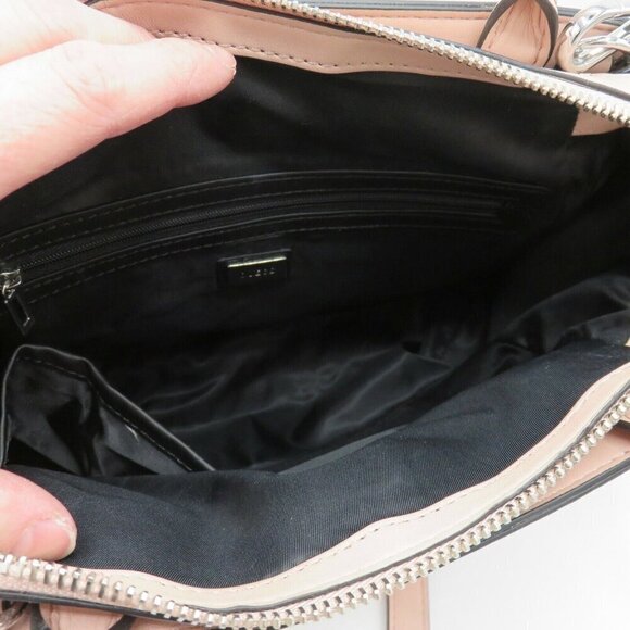 GUESS Abriella Blush Pink Animal Friendly Vegan Leather Shoulder Bag Purse NEW - Picture 3 of 6